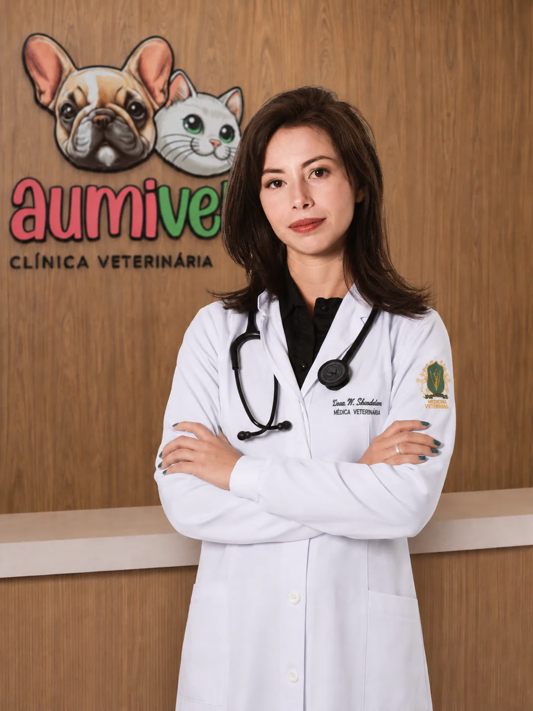 Foto da Dra. Maiara, da Aumivet